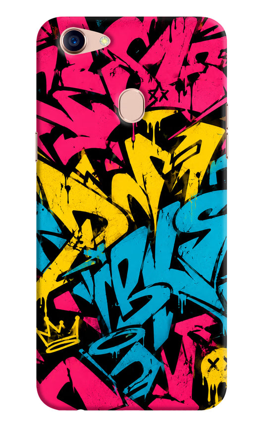 Graffiti Vibe Oppo F5 Hard Case Back Cover by Casekaro