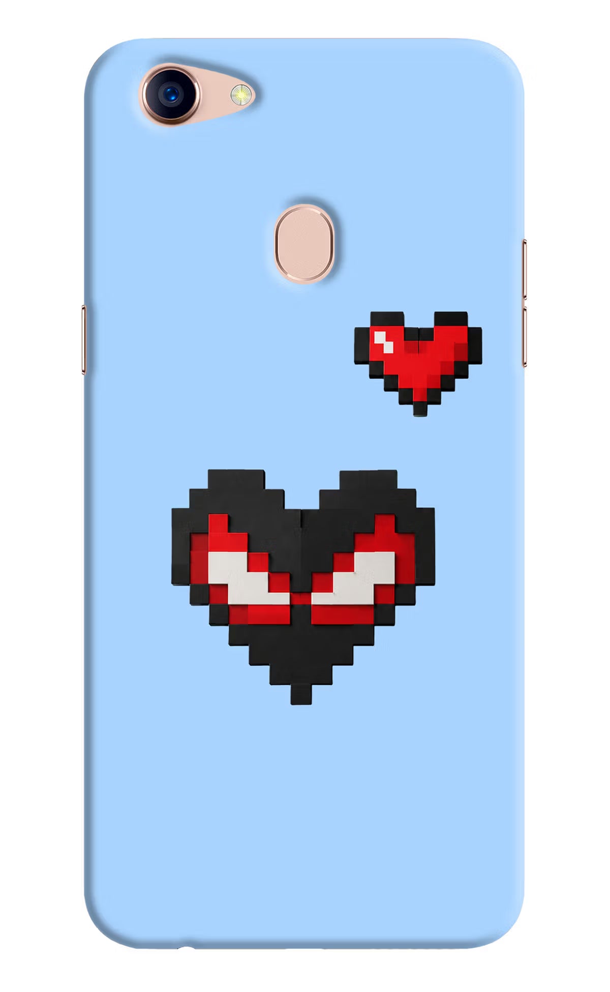 Peter Heart Oppo F5 Back Cover
