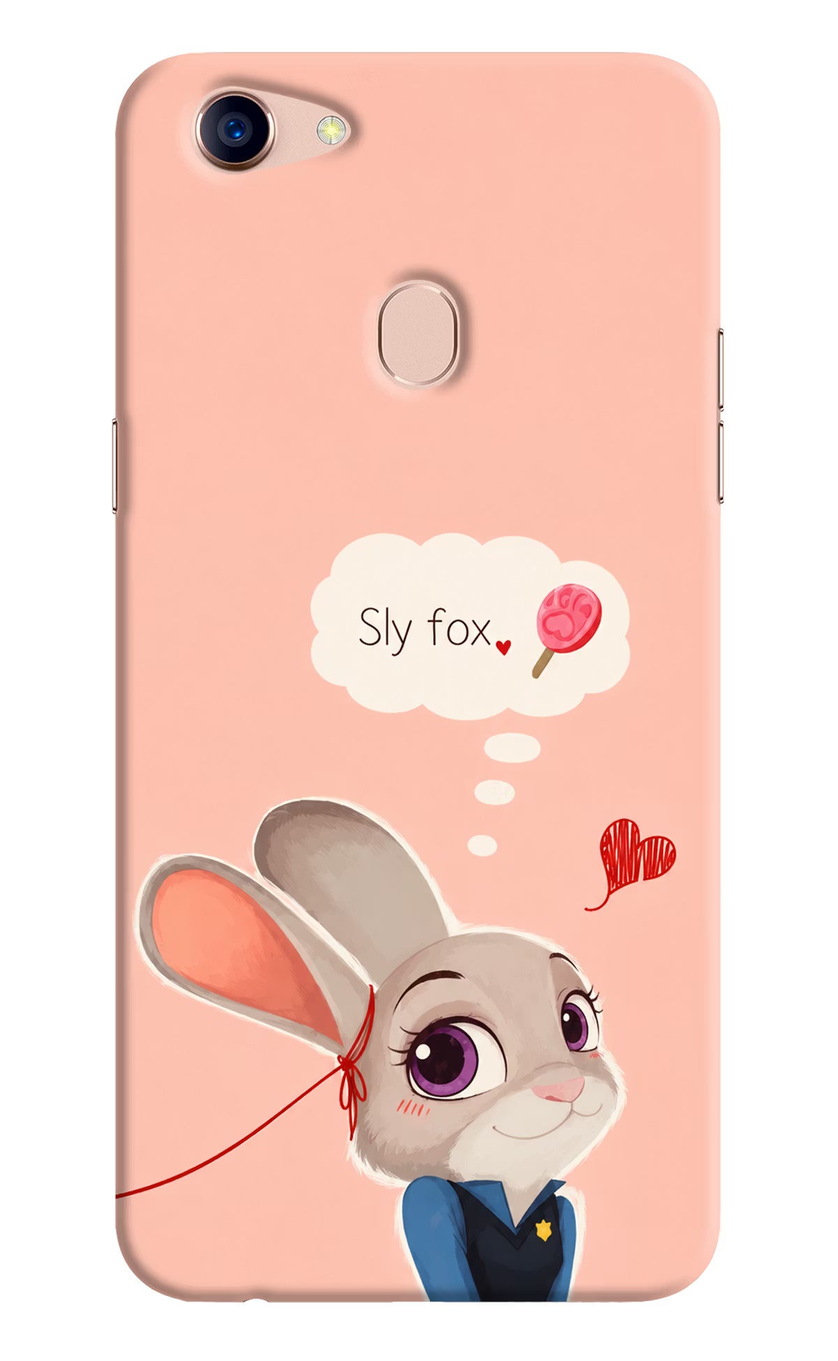 Judy Charm Oppo F5 Back Cover