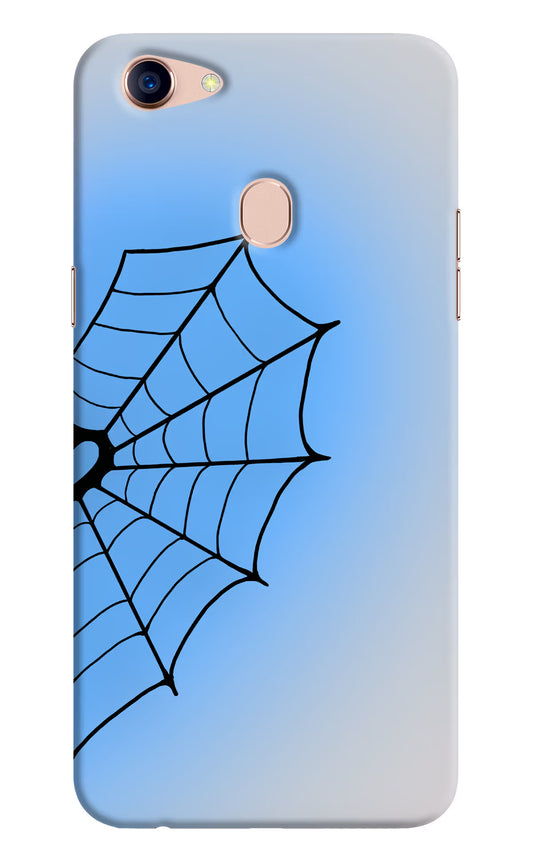 Blue Web Oppo F5 Hard Case Back Cover by Casekaro