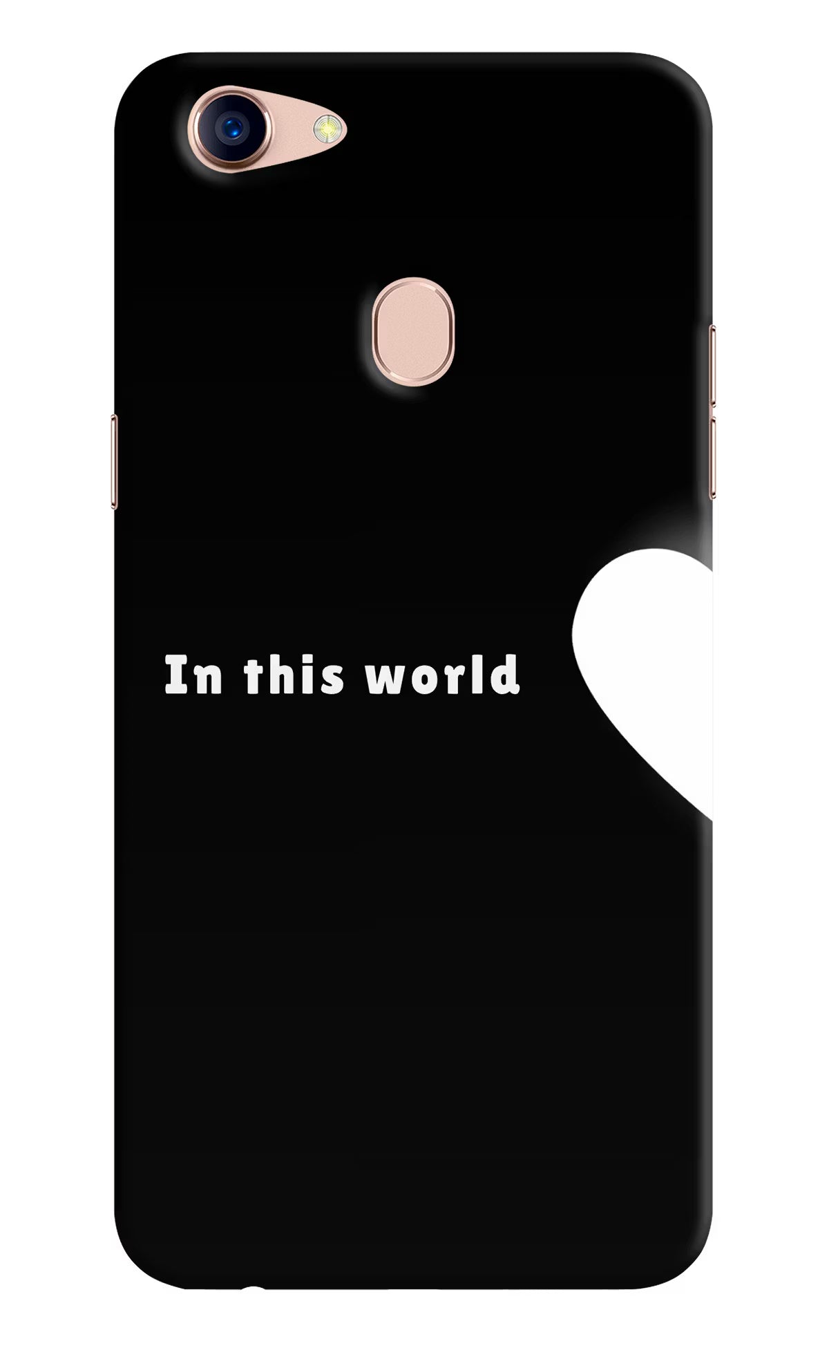 This World Oppo F5 Back Cover