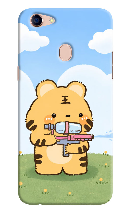 Tiger Treat Oppo F5 Hard Case Back Cover by Casekaro