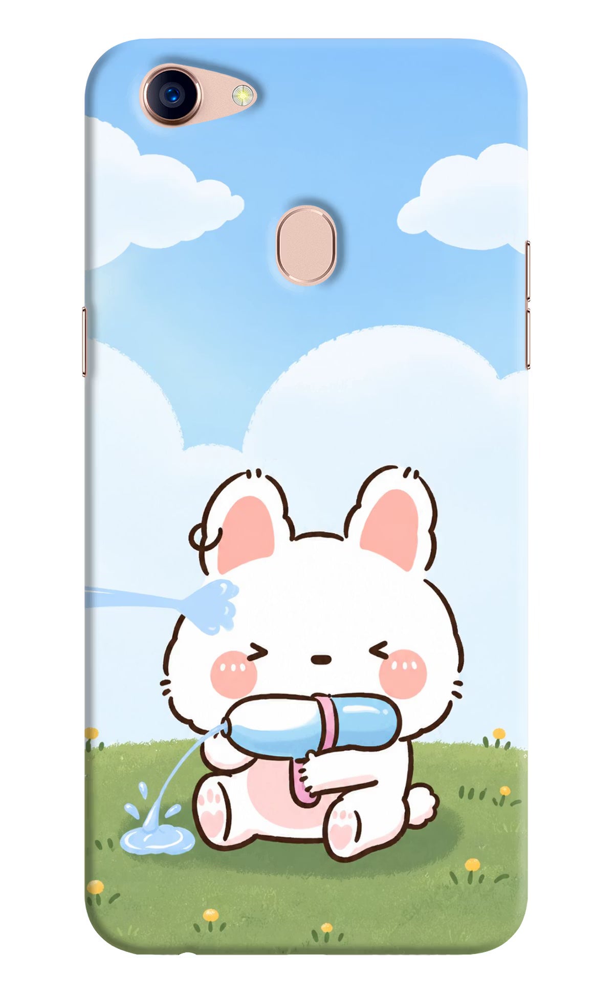 Bunny Treat Oppo F5 Back Cover
