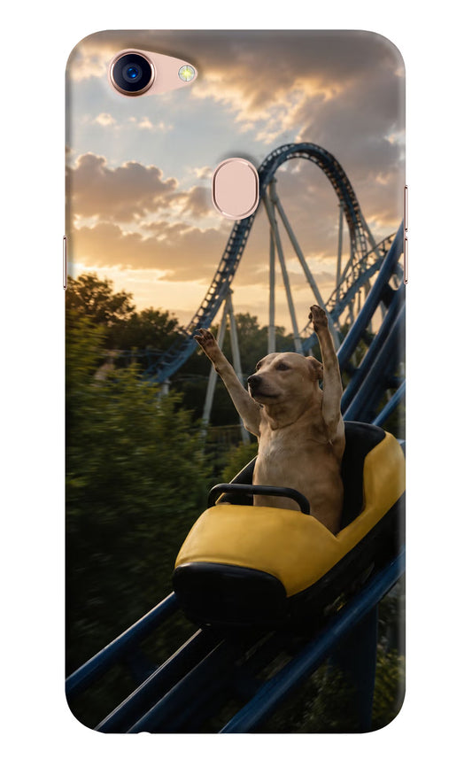 Rollercoaster Dog Oppo F5 Back Cover