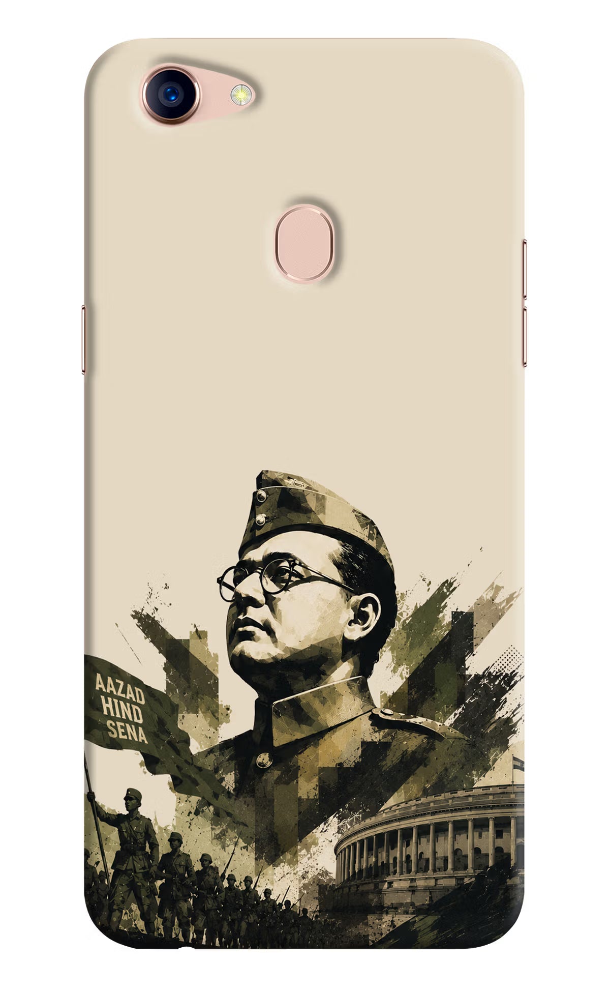 Netaji Rising Oppo F5 Back Cover
