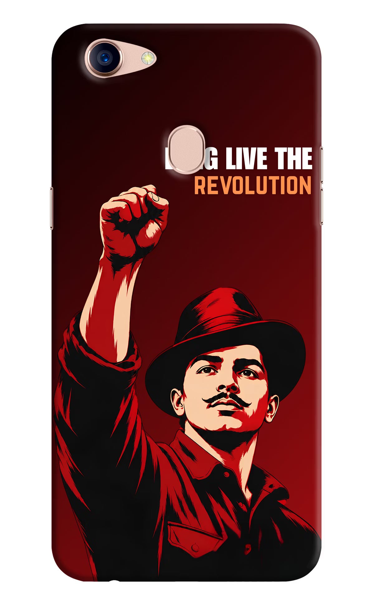 Bhagat Singh Revolution Oppo F5 Back Cover