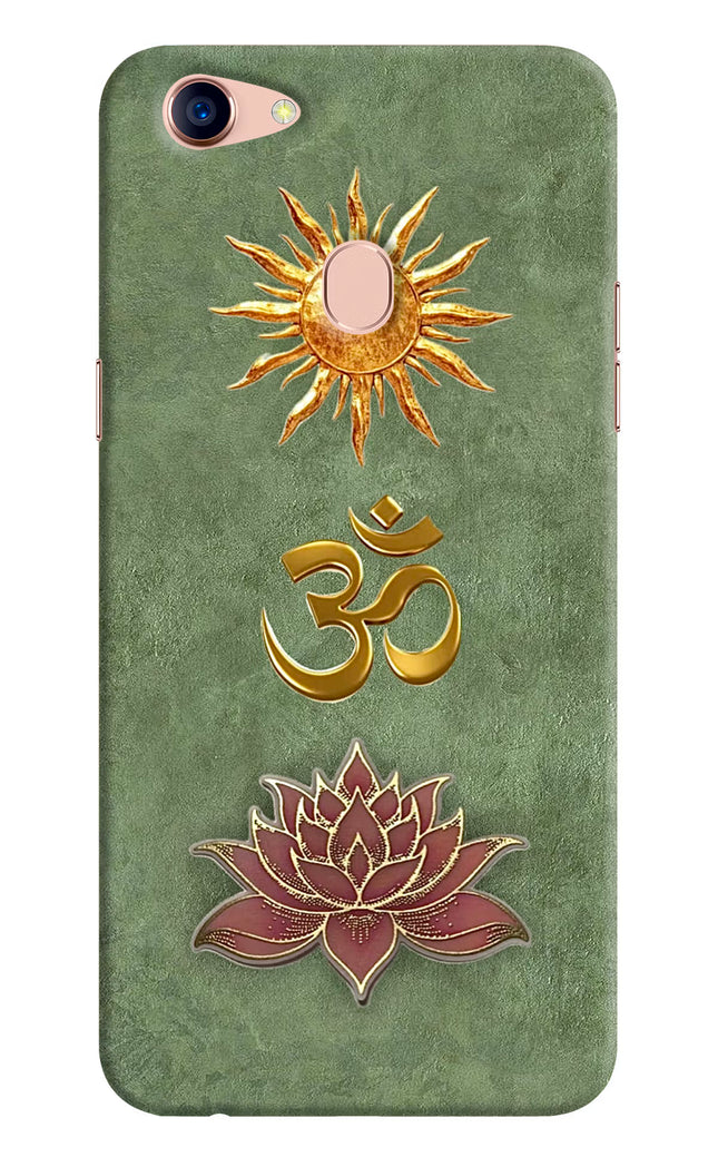 Om & Lotus Oppo F5 Back Cover