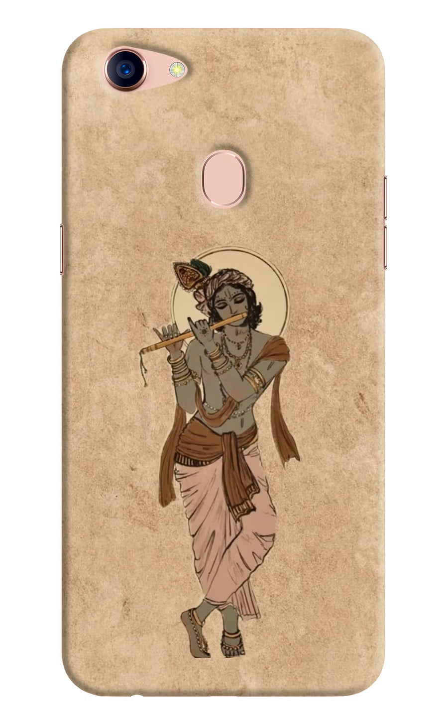 Krishna Oppo F5 Back Cover, Hard case