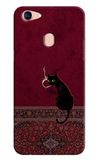 Midnight Cat Oppo F5 Hard Case Back Cover by Casekaro