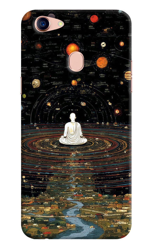 Space Monk Oppo F5 Hard Case Back Cover by Casekaro