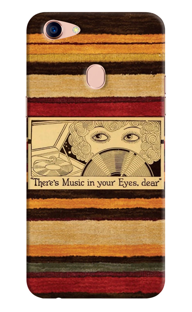 Vinyl Stripes Oppo F5 Hard Case Back Cover by Casekaro