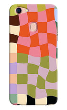 Wavy Grid Oppo F5 Back Cover