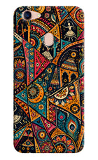 Folk Print Oppo F5 Back Cover