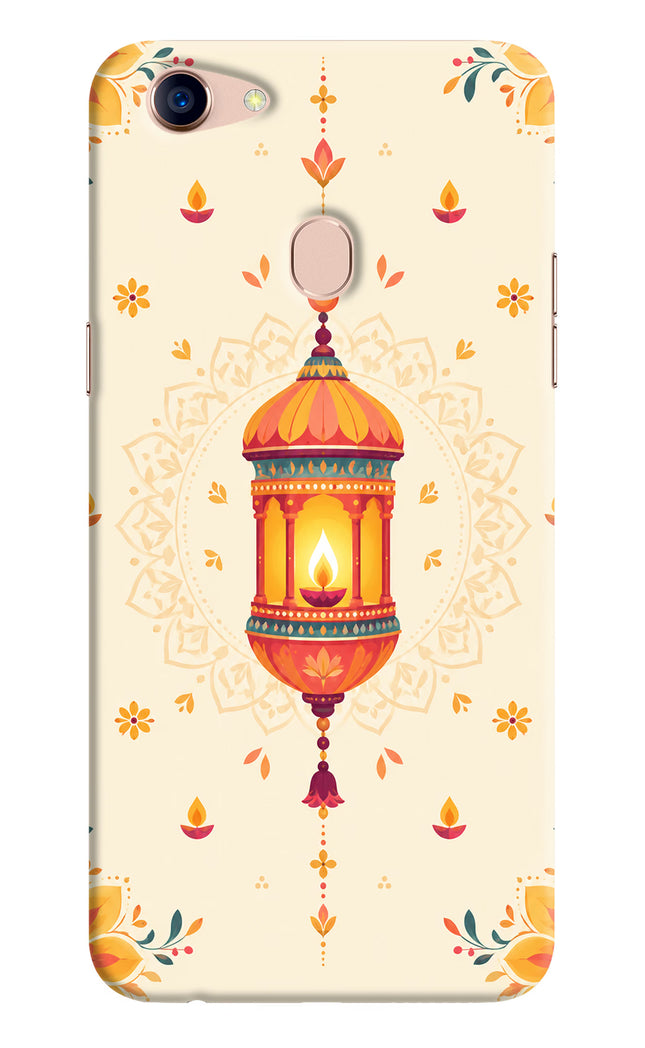 Golden Lantern Oppo F5 Hard Case Back Cover by Casekaro
