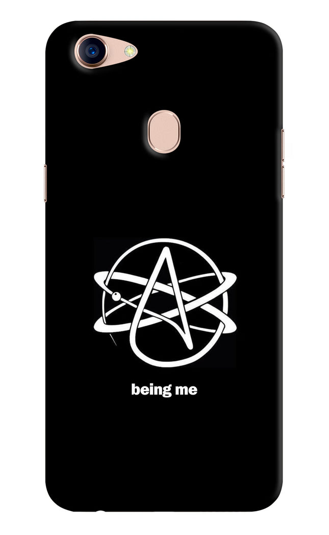 Atheist Symbol Oppo F5 Hard Case Back Cover by Casekaro