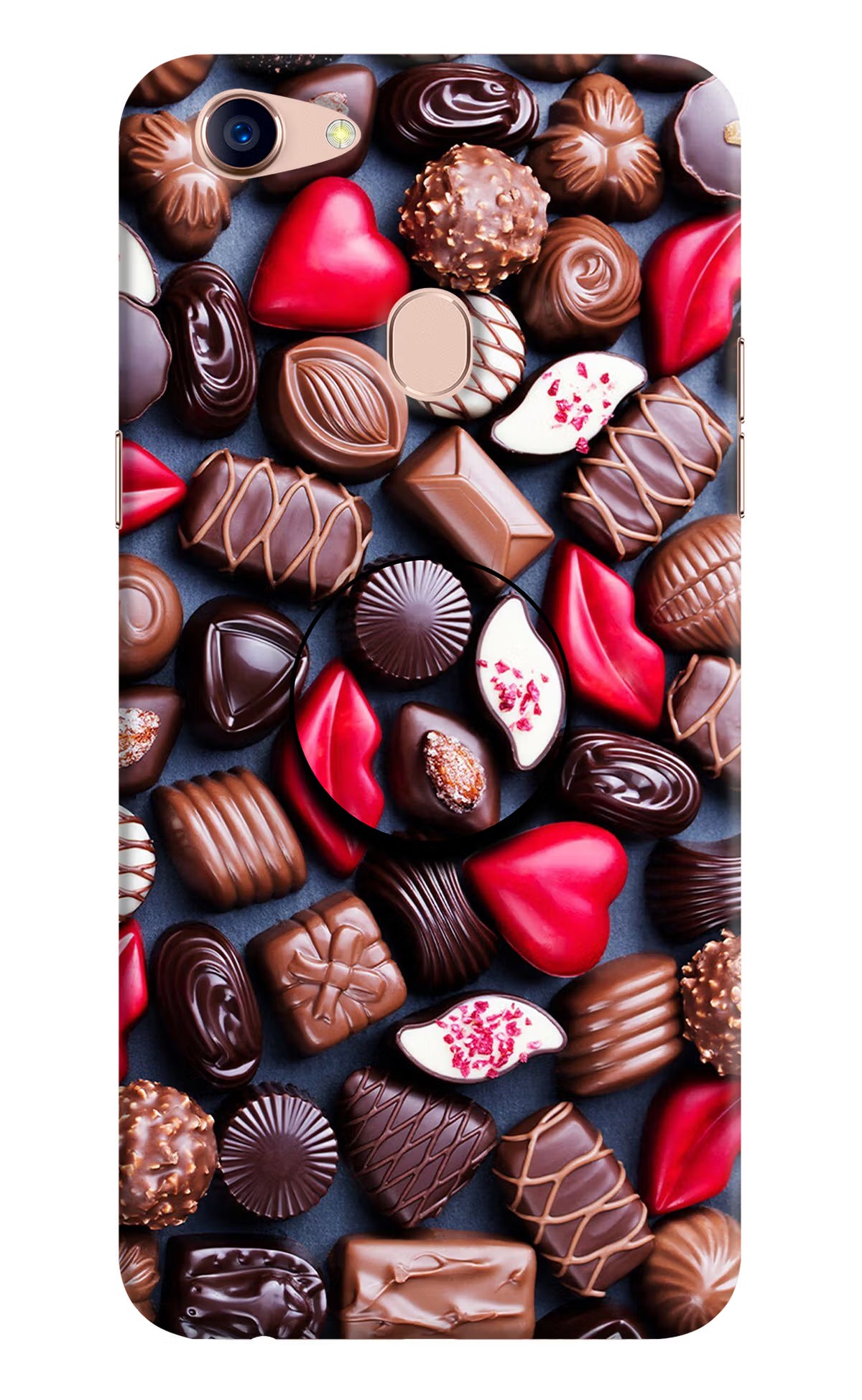 Chocolates Oppo F5 Pop Case by Casekaro