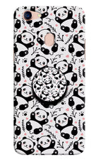 Cute Panda Oppo F5 Pop Case by Casekaro