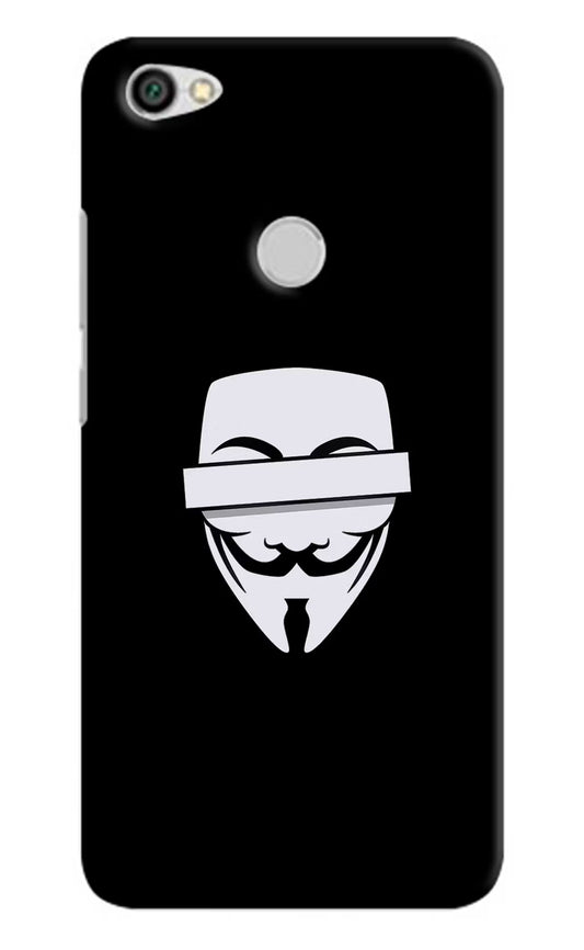 Anonymous Face Redmi Y1 Hard Case Back Cover by Casekaro