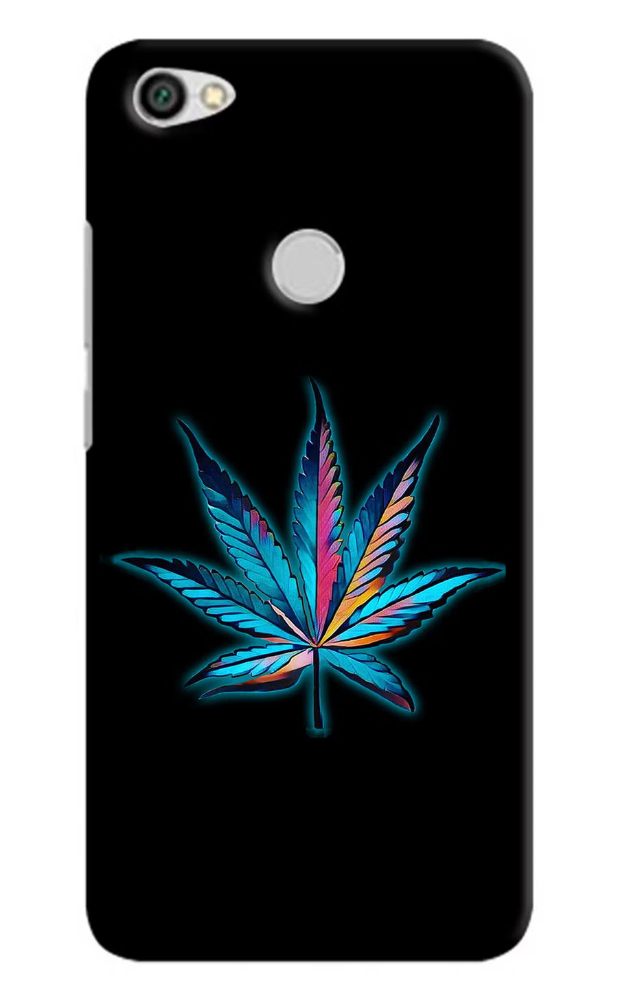 Weed Redmi Y1 Back Cover, Hard case