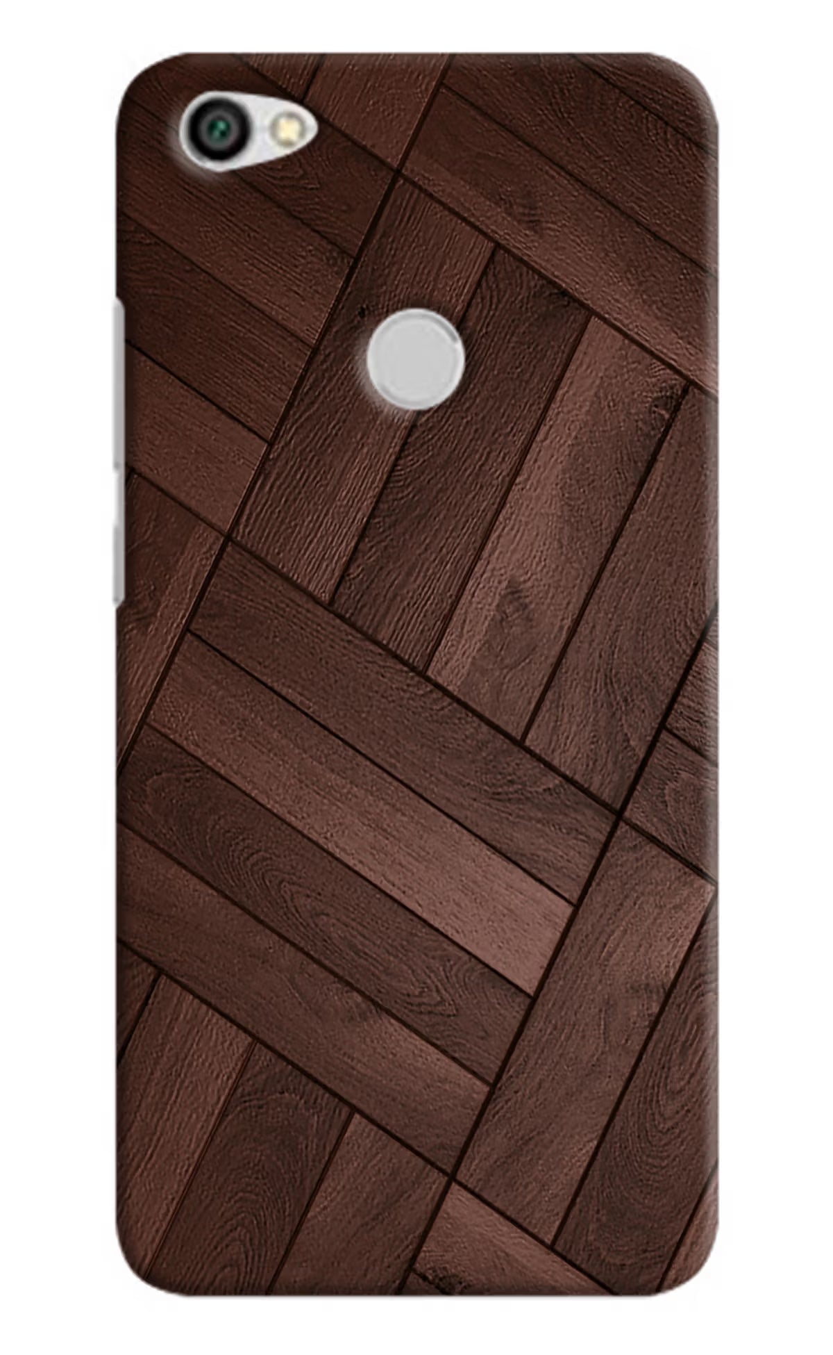 Wooden Texture Design Redmi Y1 Hard Case Back Cover by Casekaro