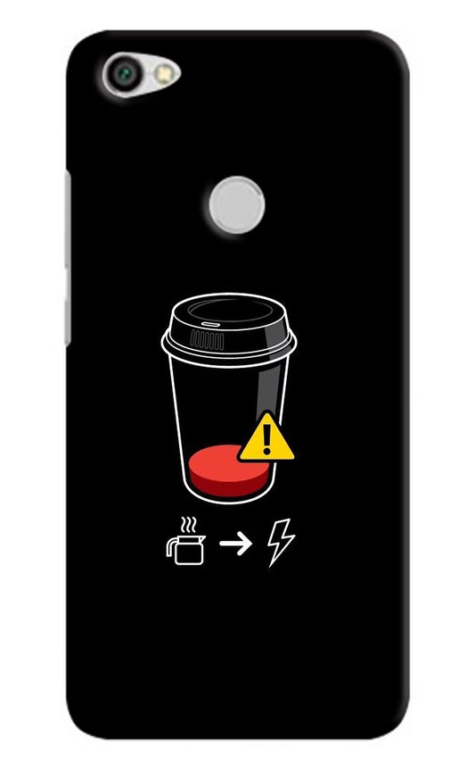 Coffee Redmi Y1 Hard Case Back Cover by Casekaro