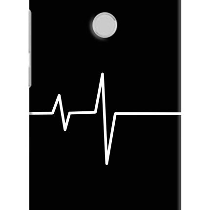 Heart Beats Redmi Y1 Hard Case Back Cover by Casekaro