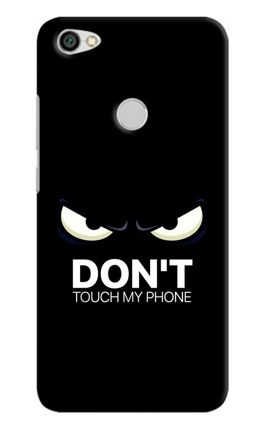 Don'T Touch My Phone Redmi Y1 Hard Case Back Cover by Casekaro