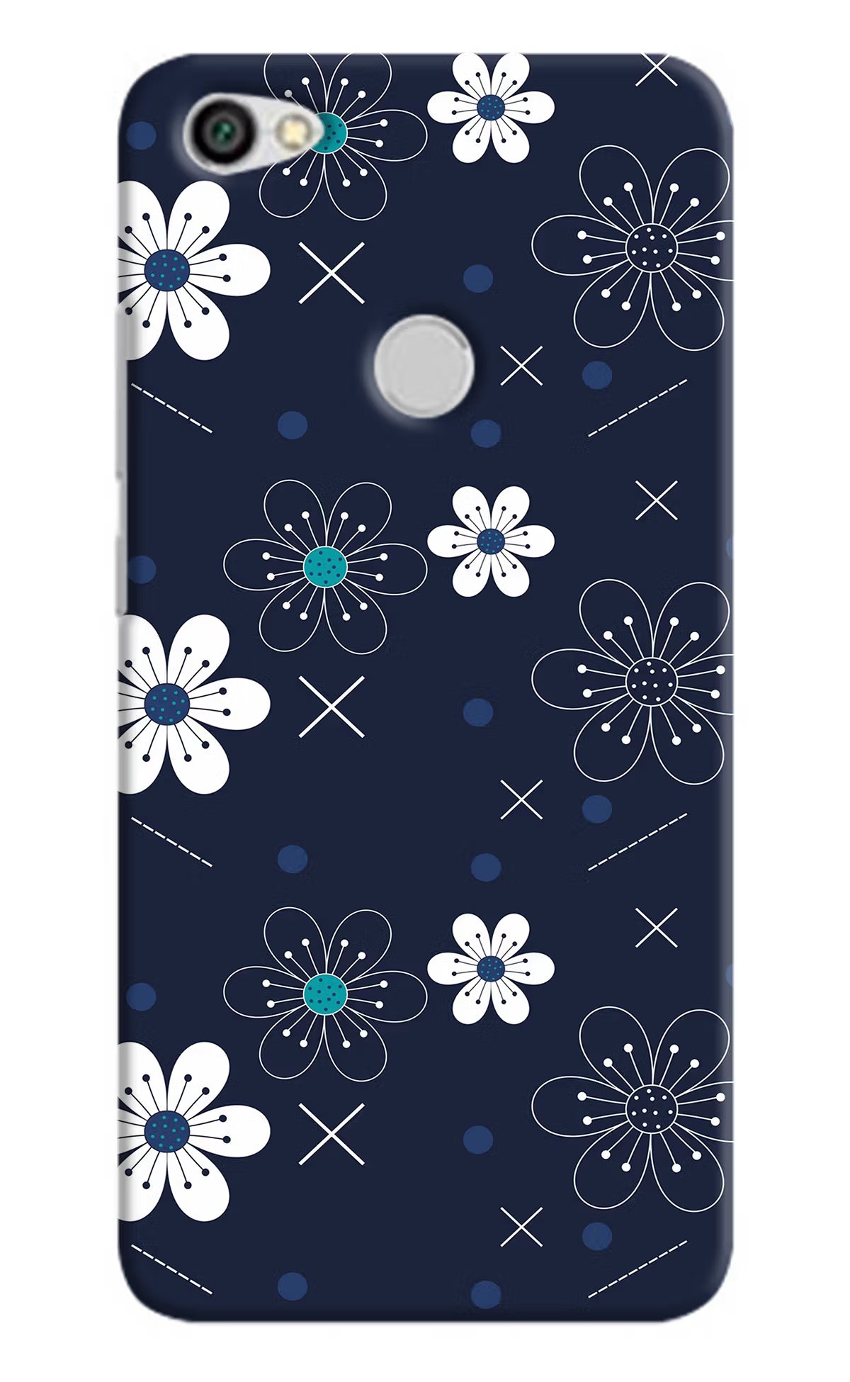 Flowers Redmi Y1 Hard Case Back Cover by Casekaro