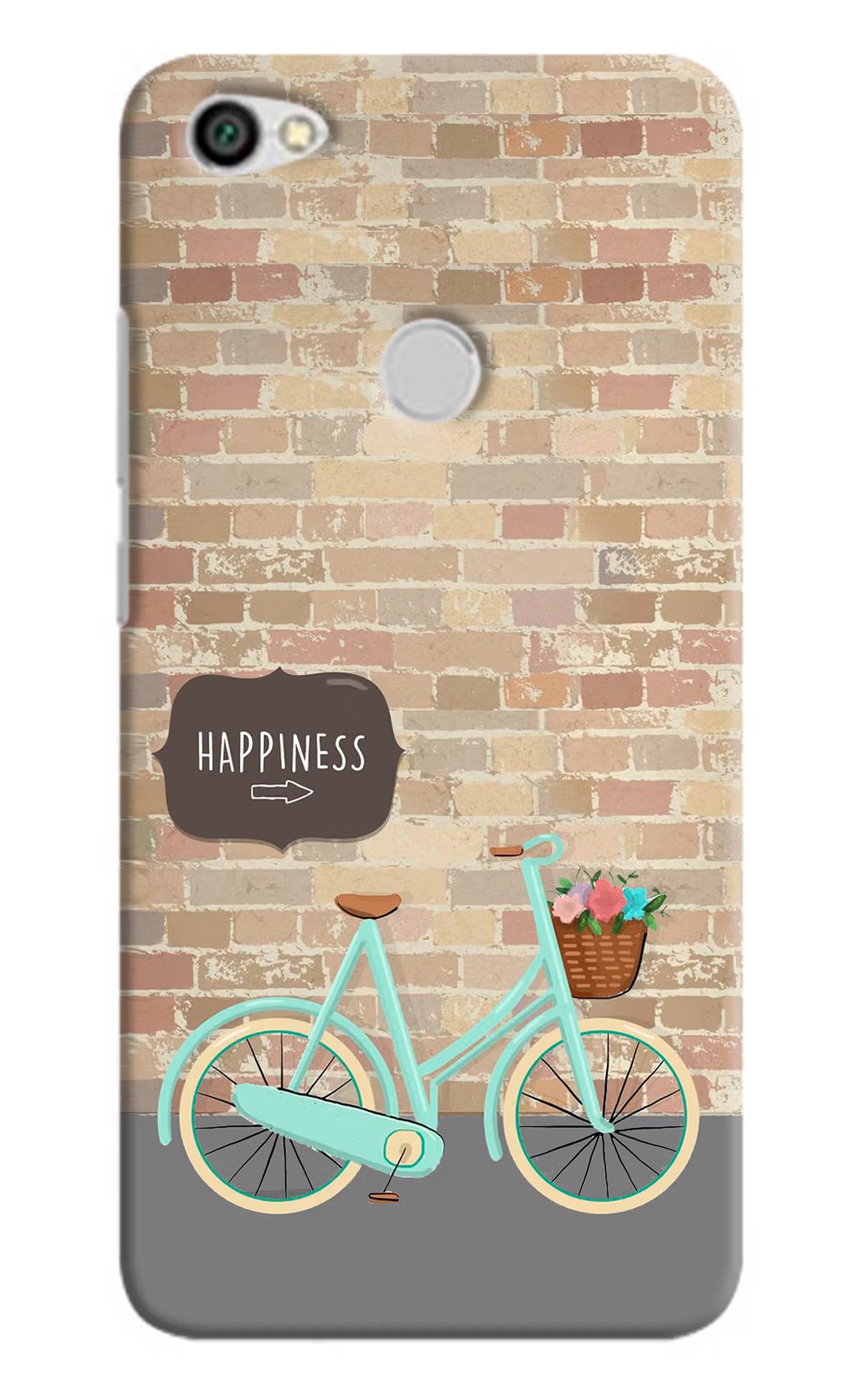 Happiness Artwork Redmi Y1 Hard Case Back Cover by Casekaro
