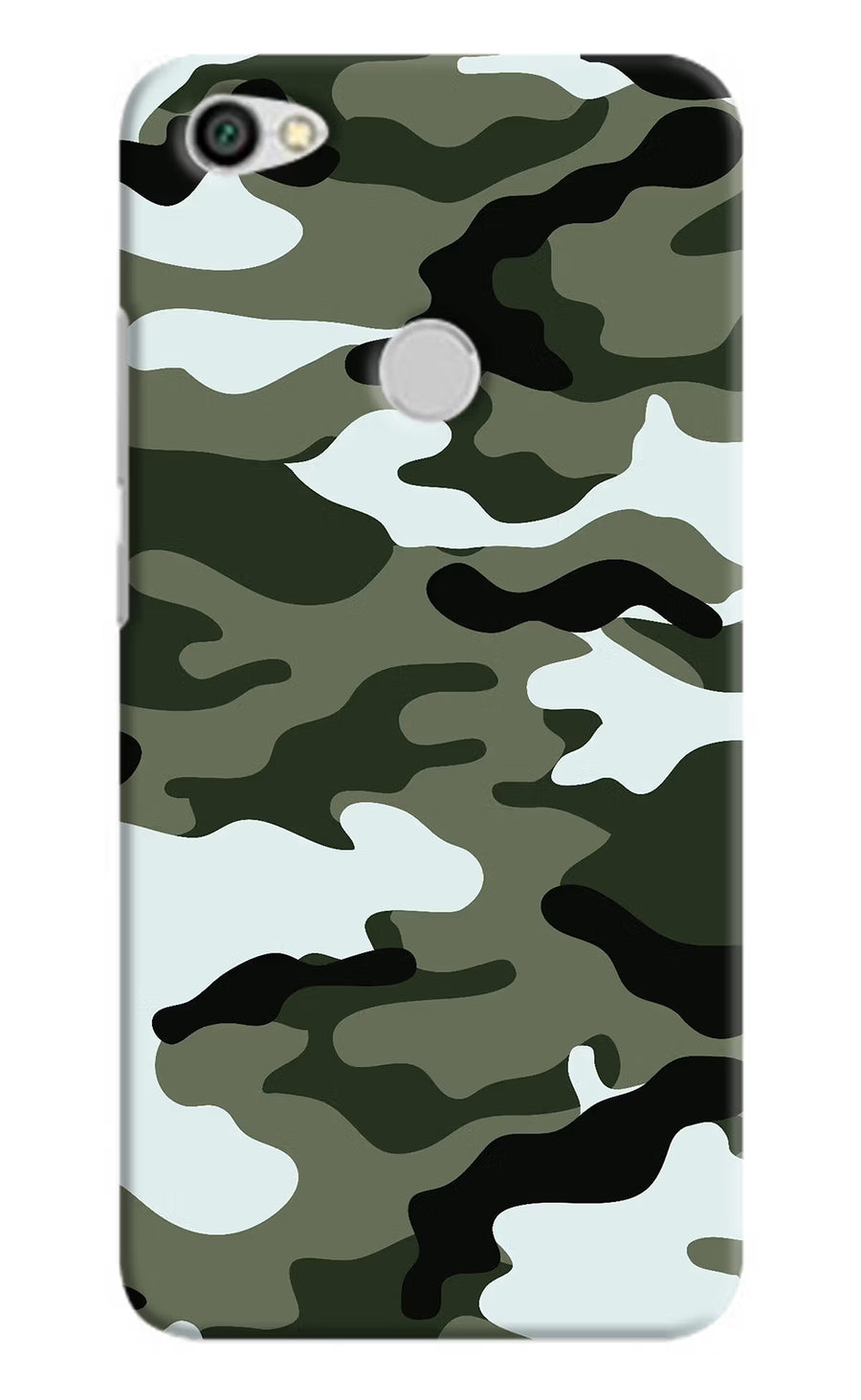 Camouflage Redmi Y1 Back Cover, Hard case