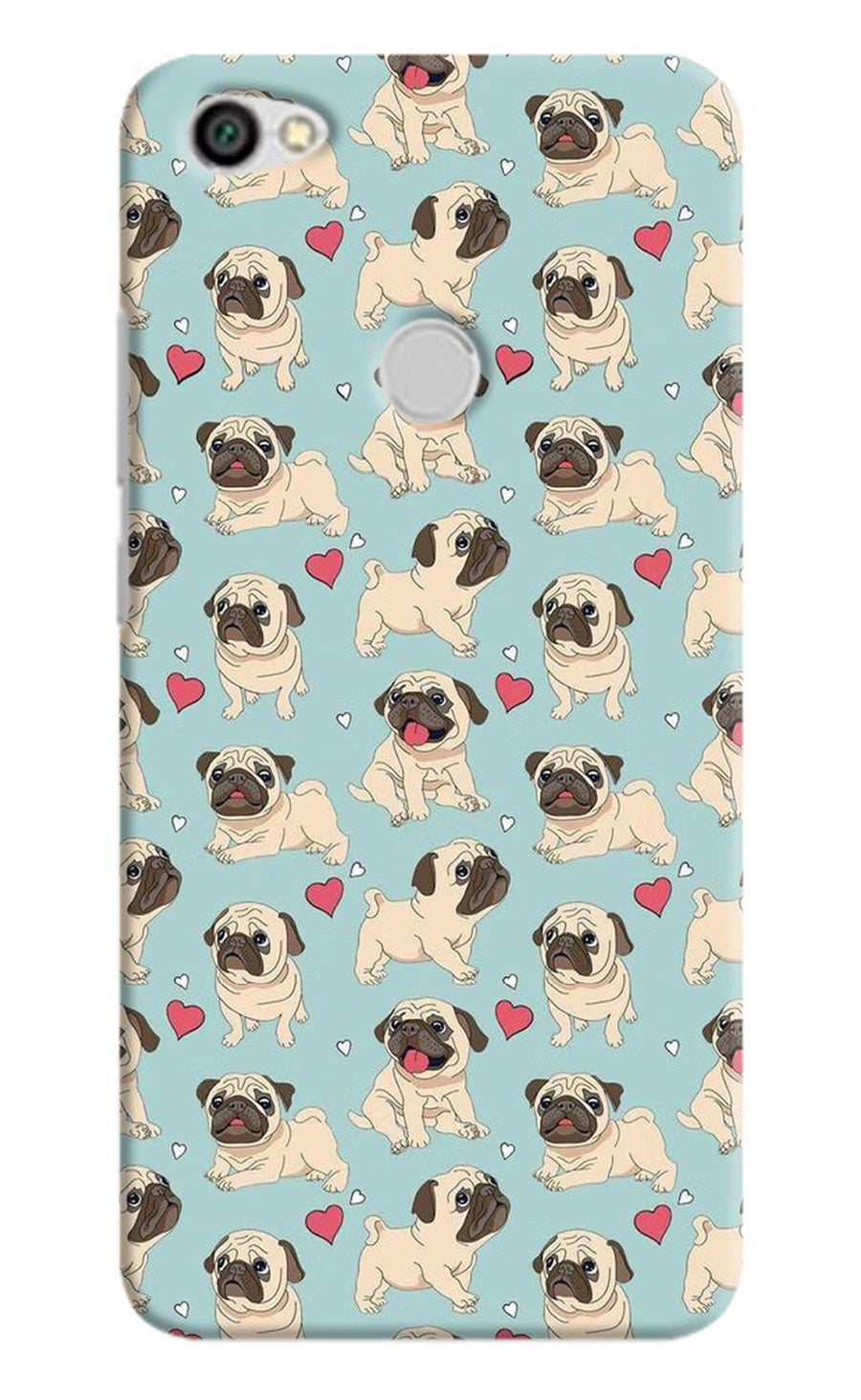 Pug Dog Redmi Y1 Back Cover, Hard case
