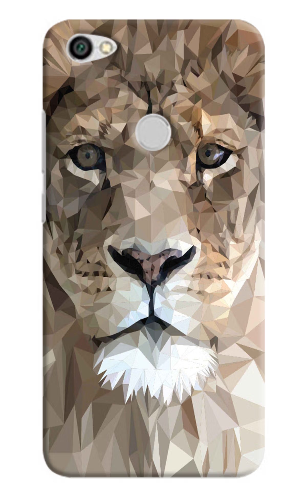 Lion Art Redmi Y1 Hard Case Back Cover by Casekaro