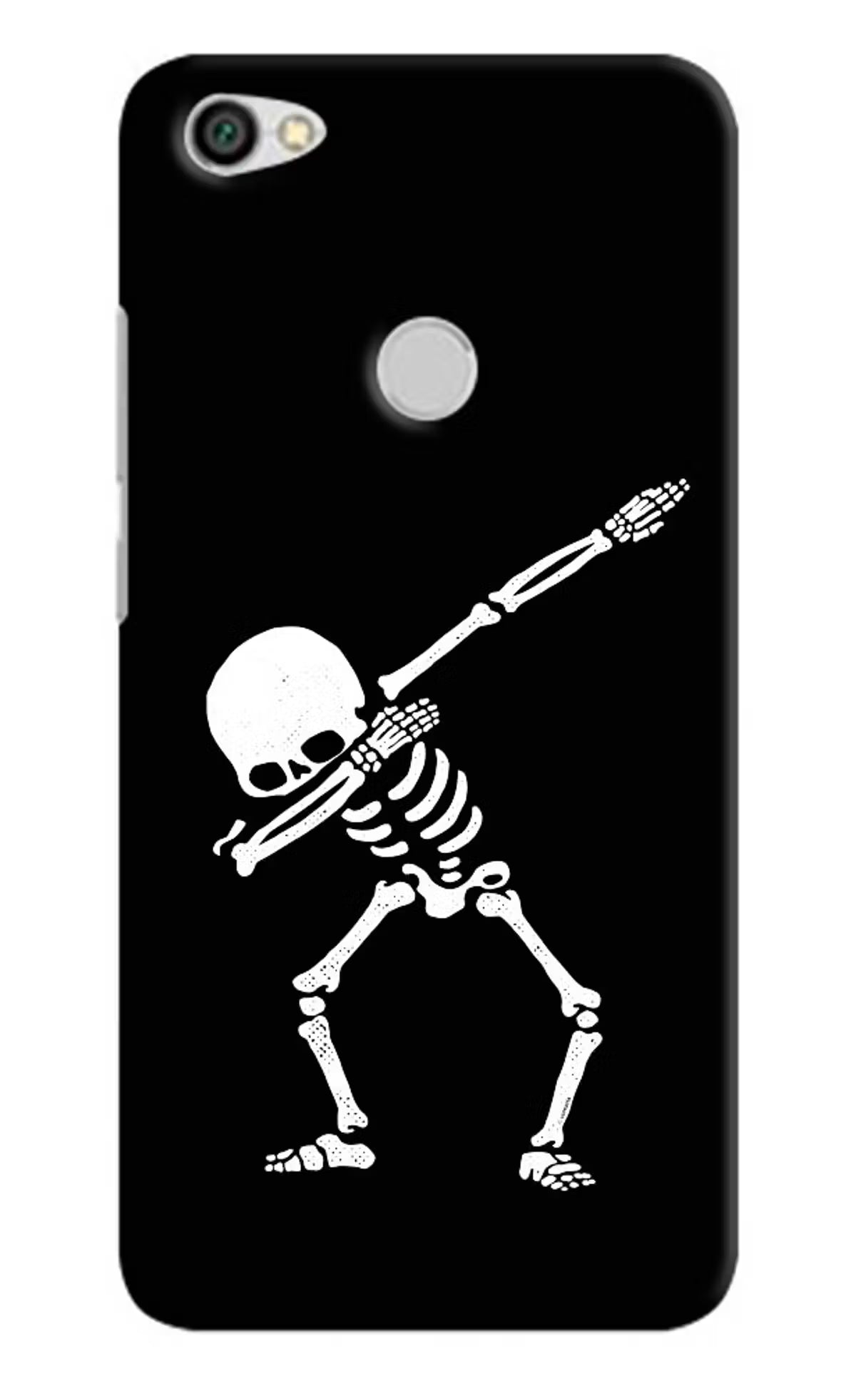 Dabbing Skeleton Art Redmi Y1 Hard Case Back Cover by Casekaro