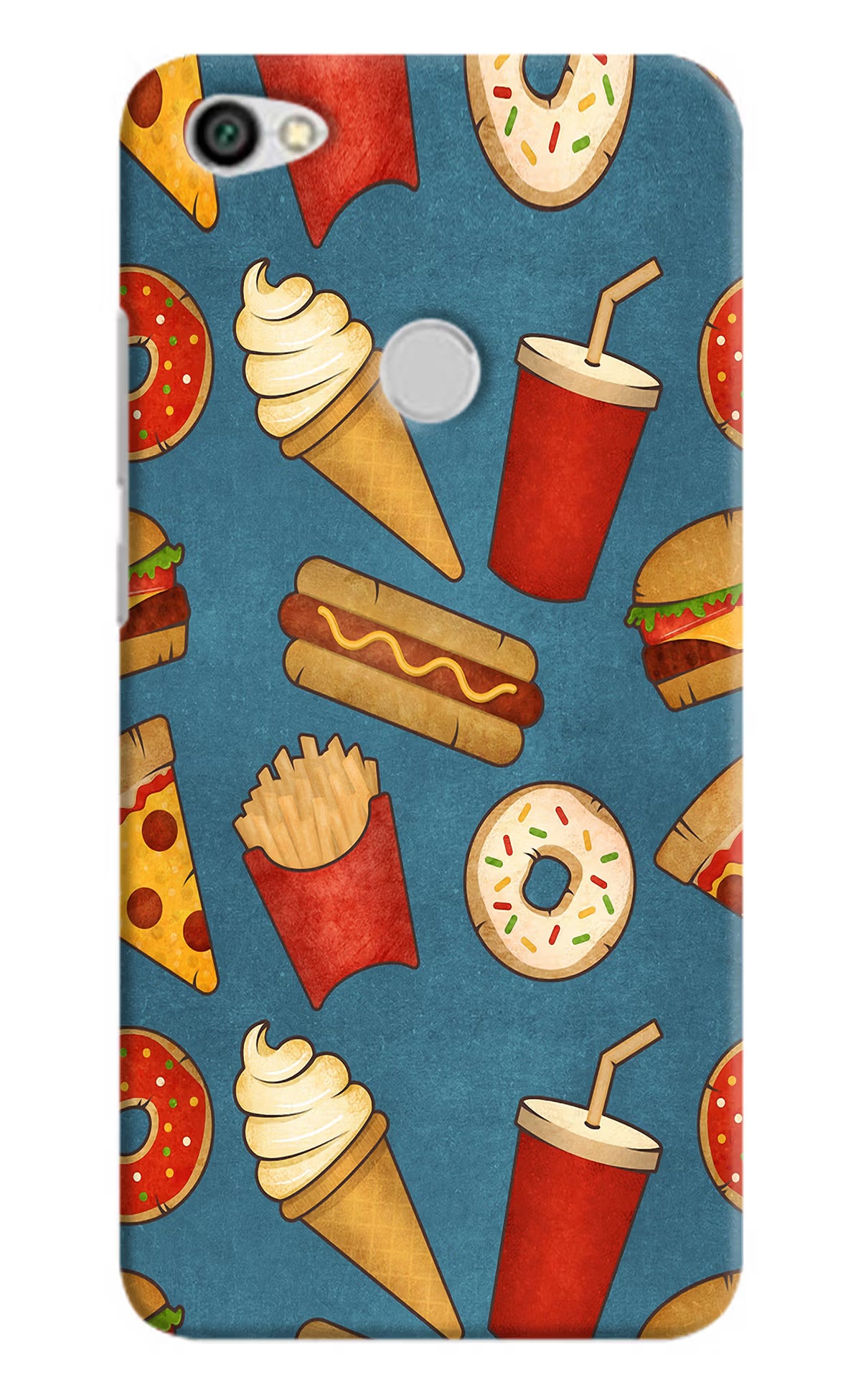 Foodie Redmi Y1 Hard Case Back Cover by Casekaro