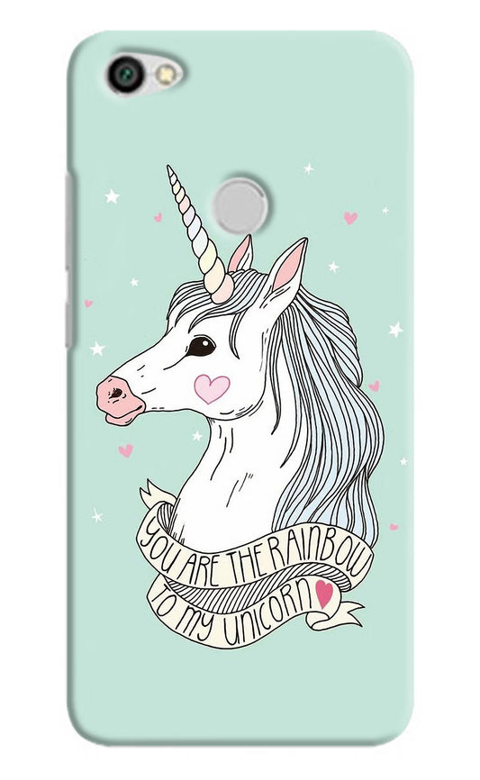 Unicorn Wallpaper Redmi Y1 Hard Case Back Cover by Casekaro