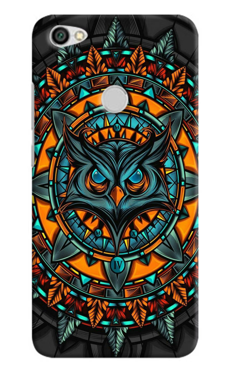Angry Owl Art Redmi Y1 Back Cover, Hard case