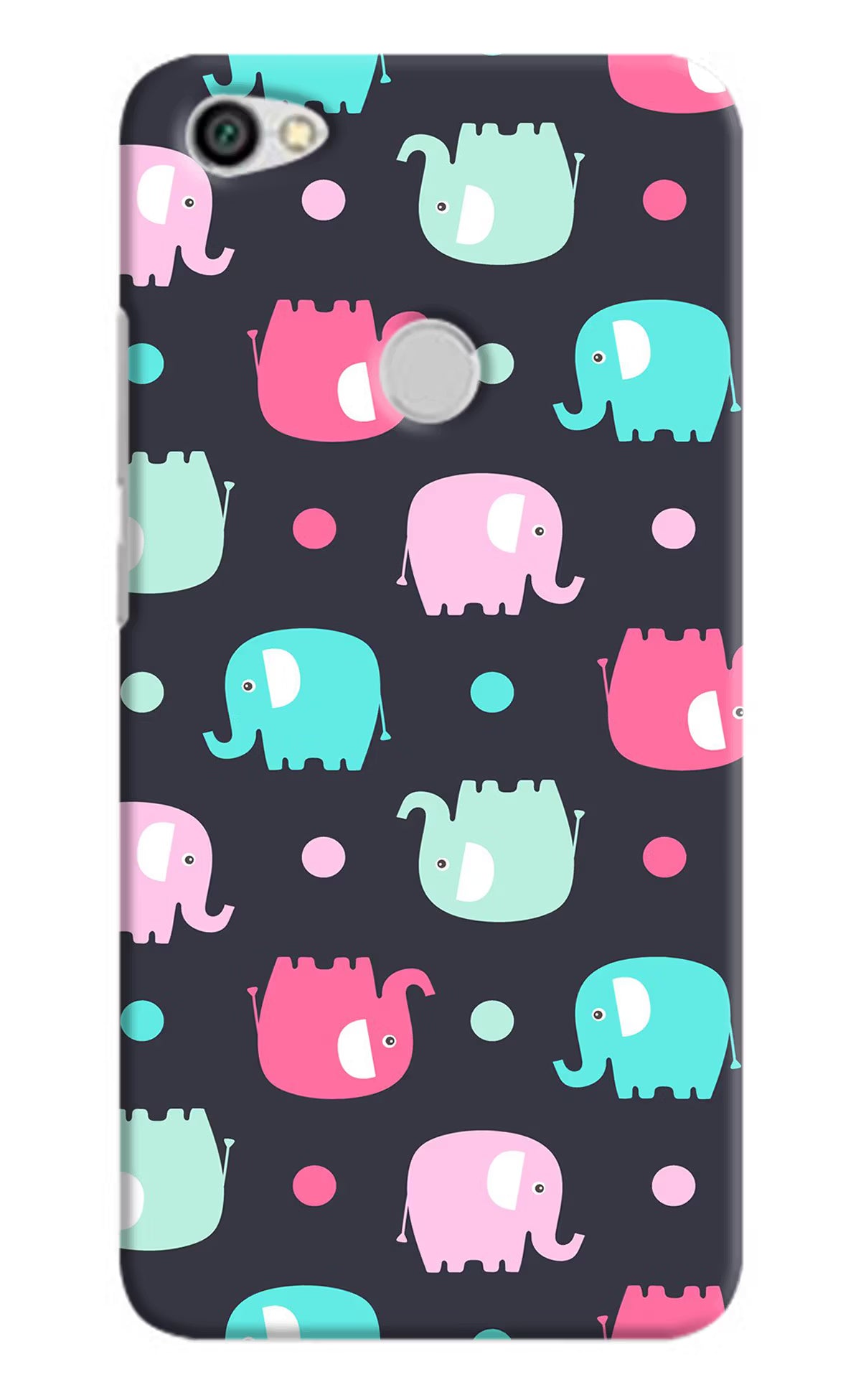 Elephants Redmi Y1 Hard Case Back Cover by Casekaro