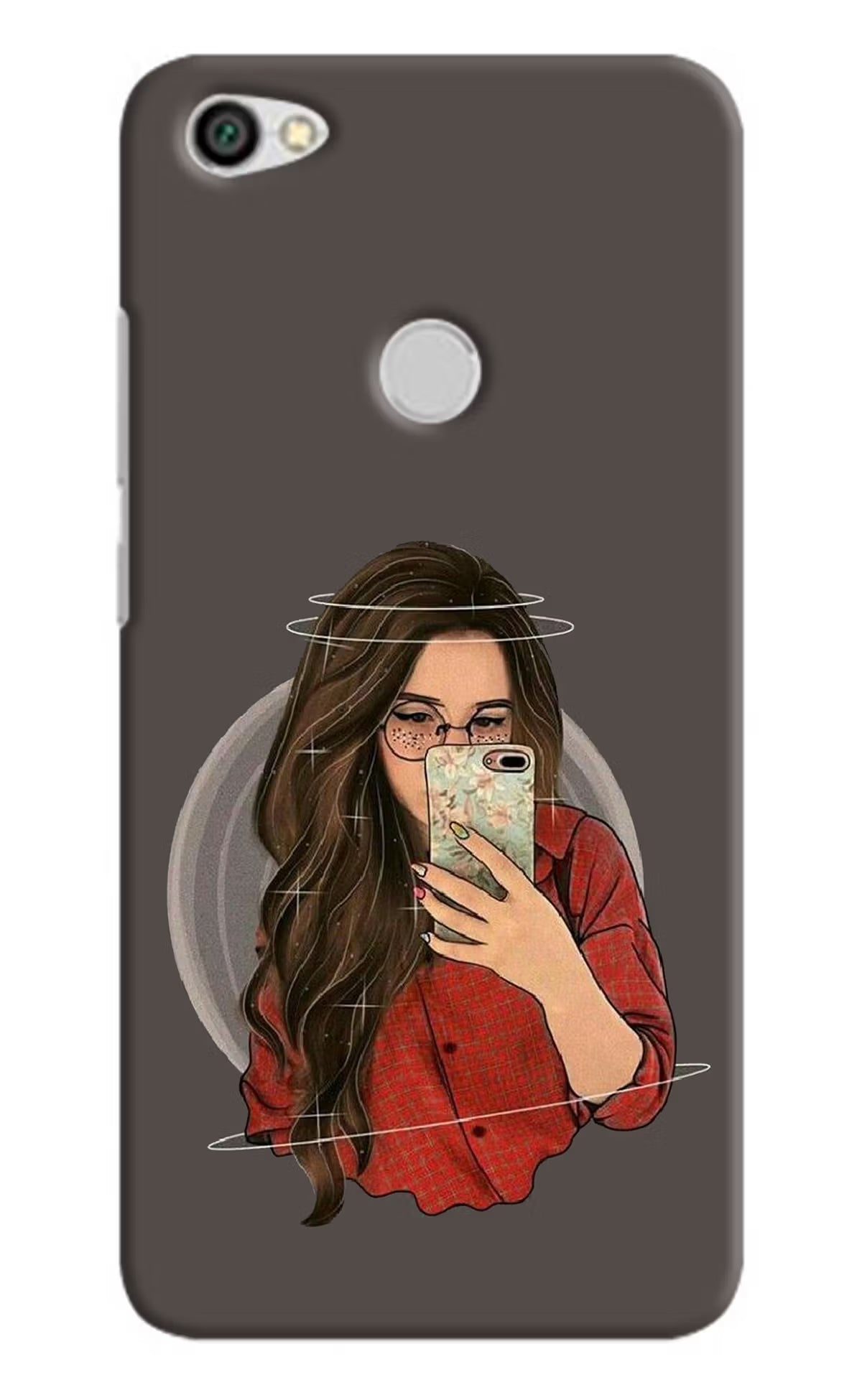 Selfie Queen Redmi Y1 Hard Case Back Cover by Casekaro