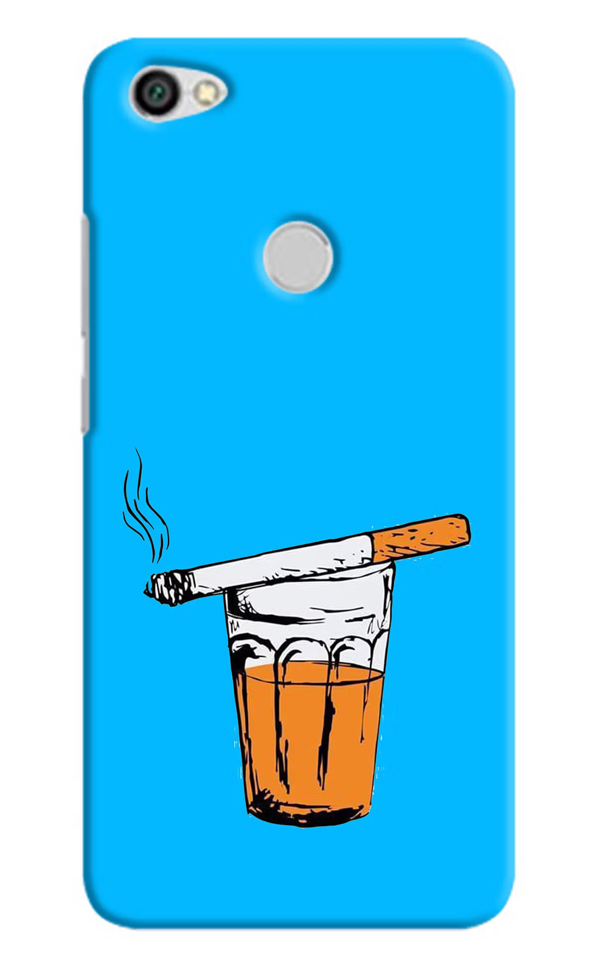 Chai Sutta Redmi Y1 Hard Case Back Cover by Casekaro