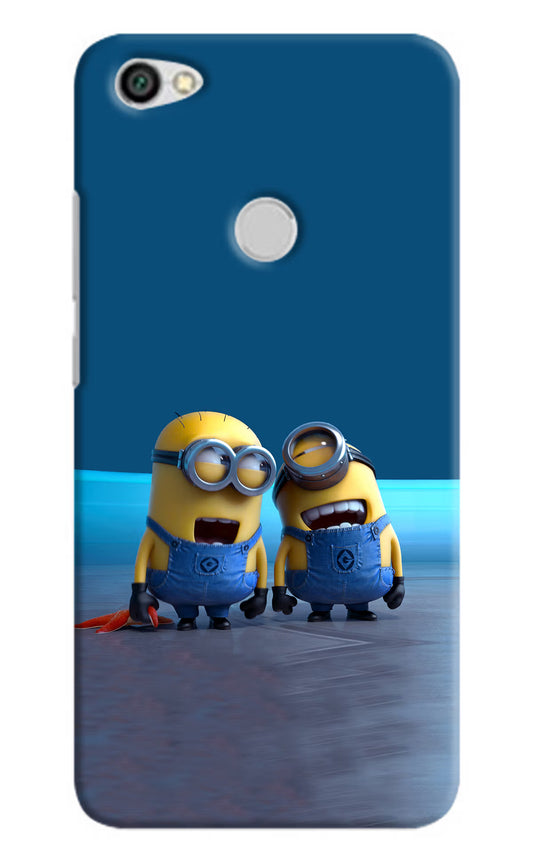 Minion Laughing Redmi Y1 Hard Case Back Cover by Casekaro