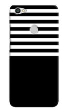 Black and White Print Redmi Y1 Hard Case Back Cover by Casekaro