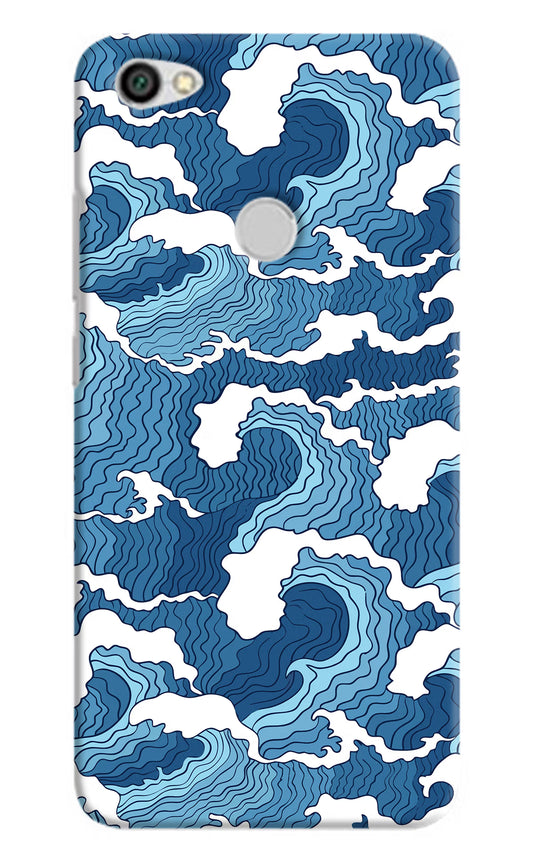 Blue Waves Redmi Y1 Hard Case Back Cover by Casekaro
