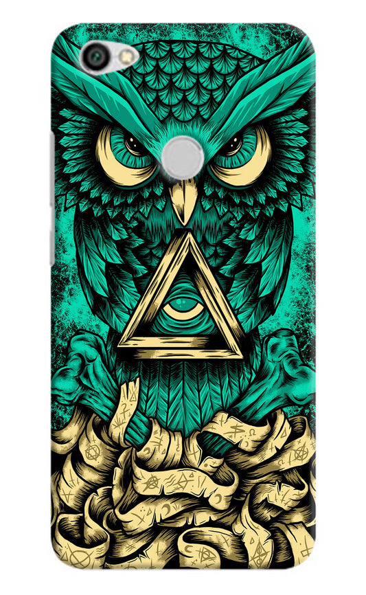 Green Owl Redmi Y1 Hard Case Back Cover by Casekaro