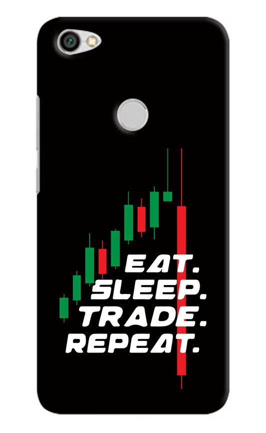 Eat Sleep Trade Repeat Redmi Y1 Hard Case Back Cover by Casekaro