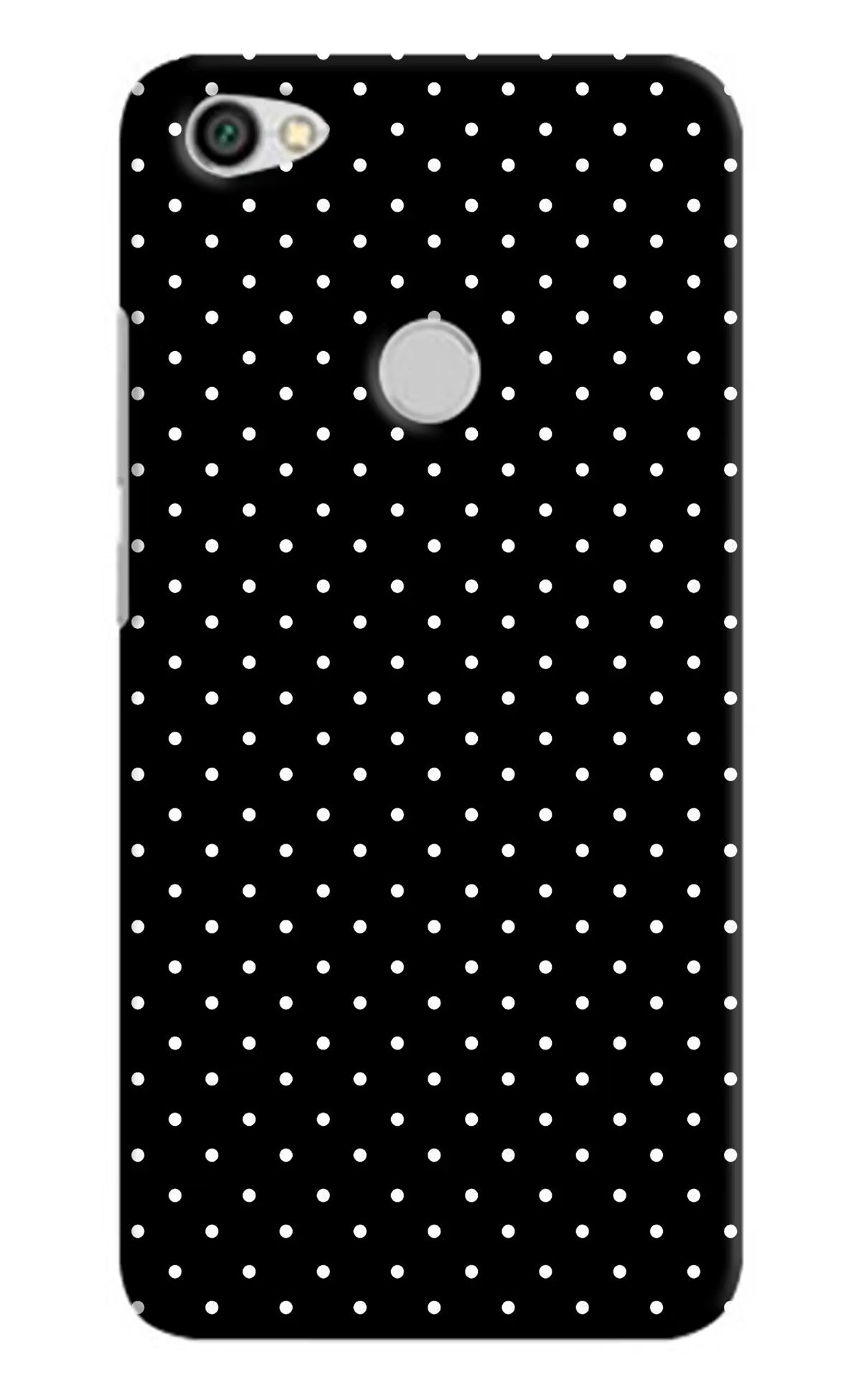 White Dots Redmi Y1 Hard Case Back Cover by Casekaro