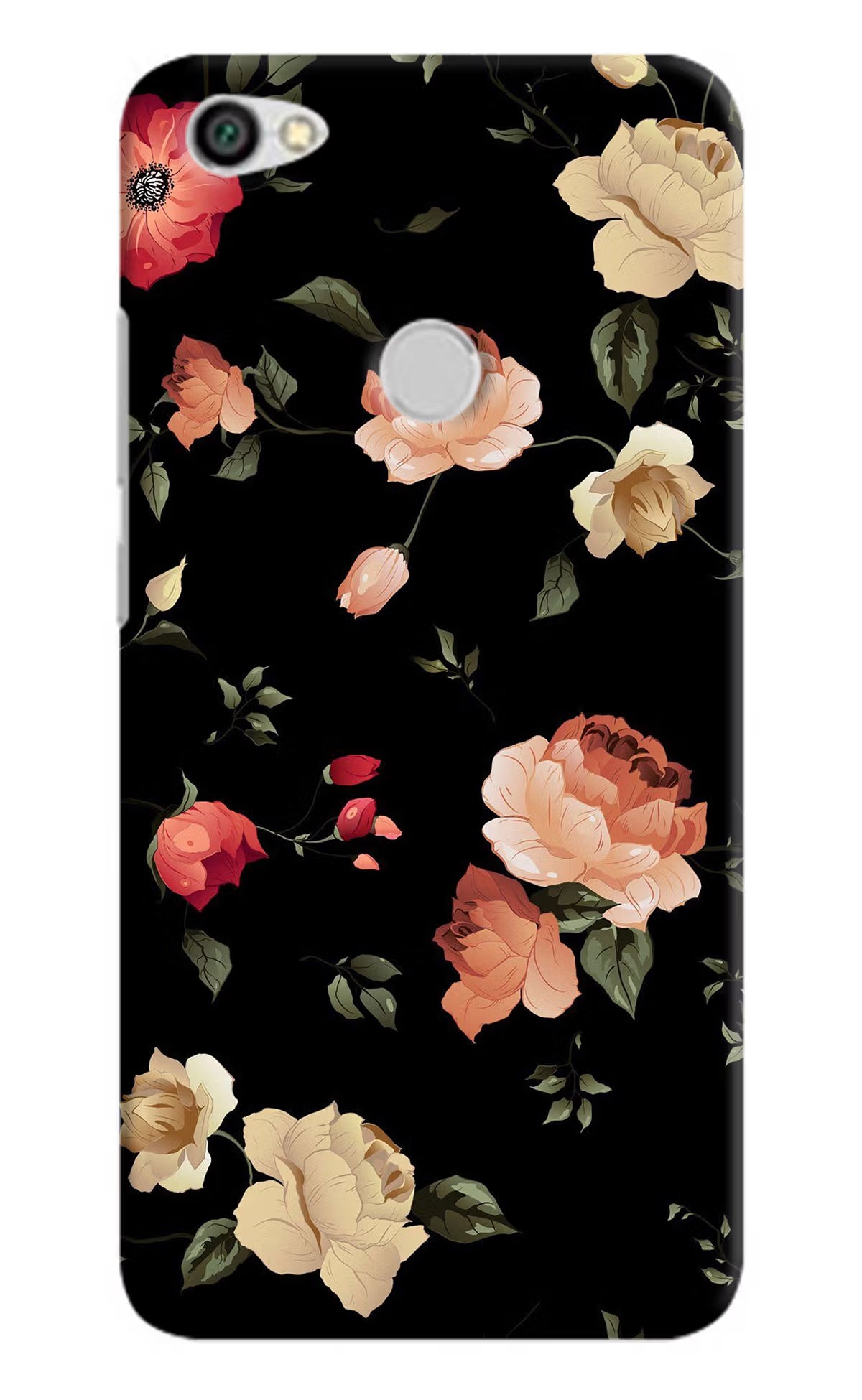 Flowers Redmi Y1 Hard Case Back Cover by Casekaro