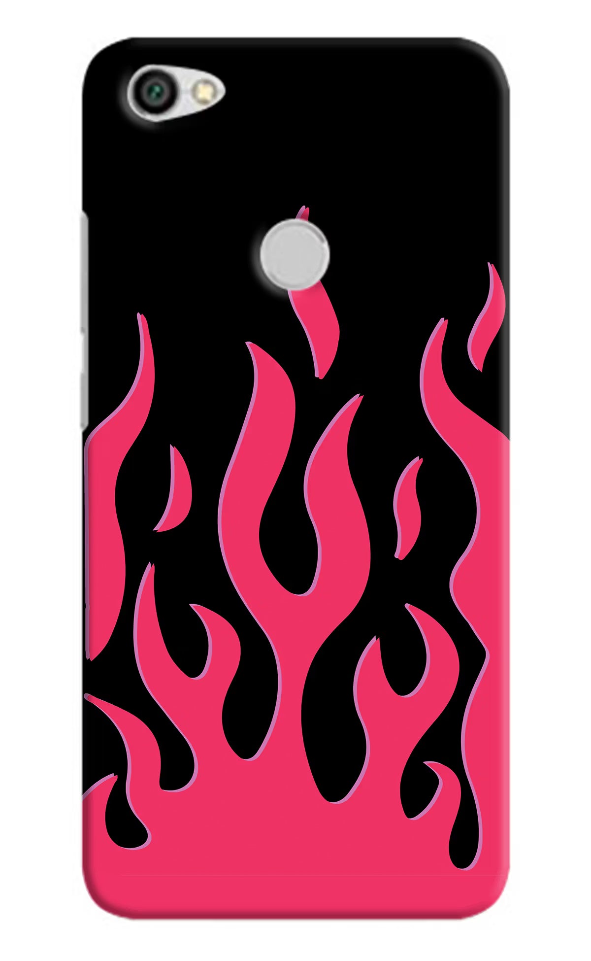 Fire Flames Redmi Y1 Hard Case Back Cover by Casekaro