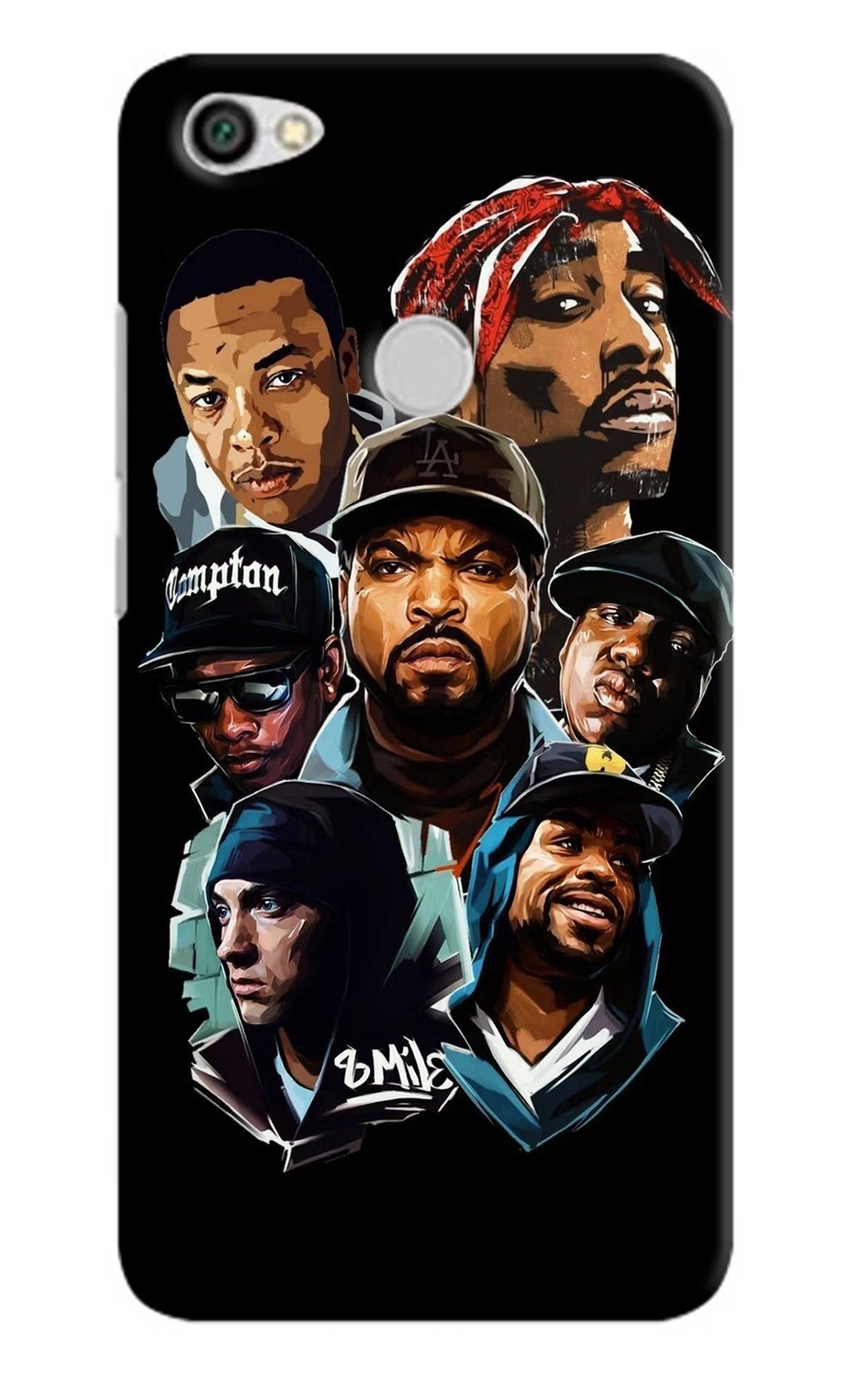 Rappers Redmi Y1 Hard Case Back Cover by Casekaro