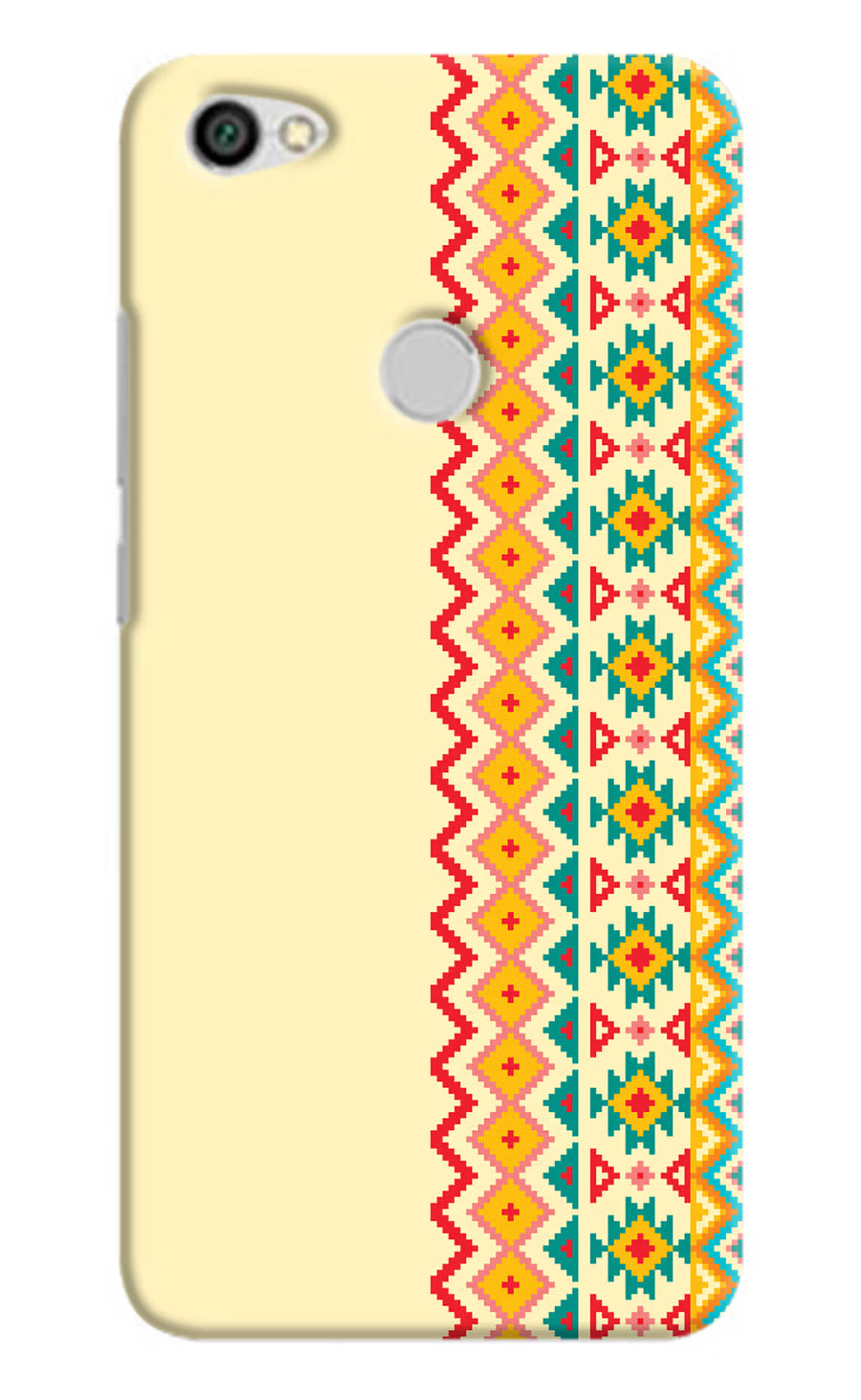 Ethnic Seamless Redmi Y1 Back Cover, Hard case