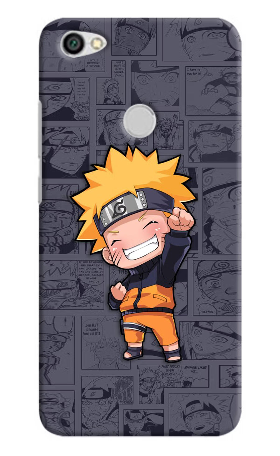 Chota Naruto Redmi Y1 Back Cover, Hard case